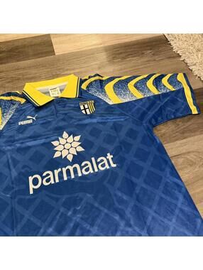 Vintage puma Parma AC Italy parmalat soccer jersey 90s XXL